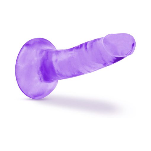 B Yours Plus Hard N' Happy 5 In. Dildo Purple - Image 4