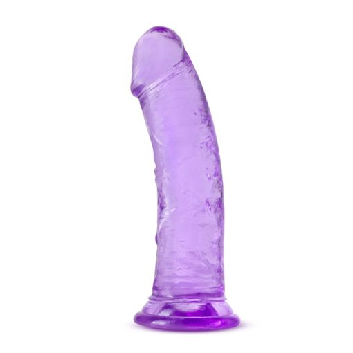 B Yours Plus Roar N' Ride 8 In. Dildo Purple - Image 4