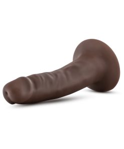 Dr. Skin Plus Realistic 5 In. Triple Density Posable Dildo Brown