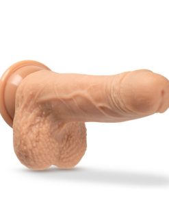 Dr. Skin Dr. Grey Remote-Controlled 7 In. Thumping Dildo With Balls Beige