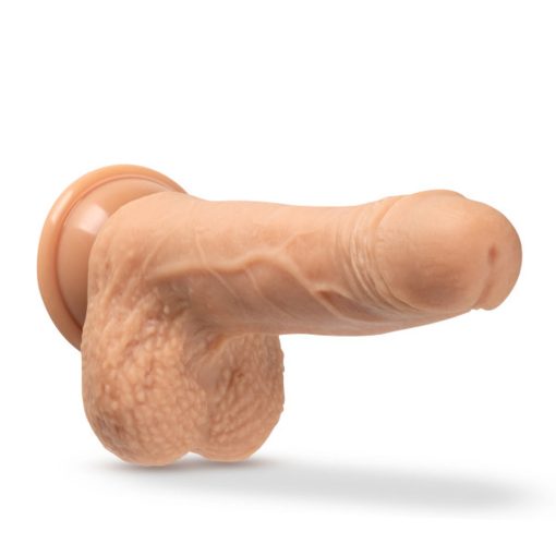 Dr. Skin Dr. Grey Remote-Controlled 7 In. Thumping Dildo With Balls Beige - Image 2