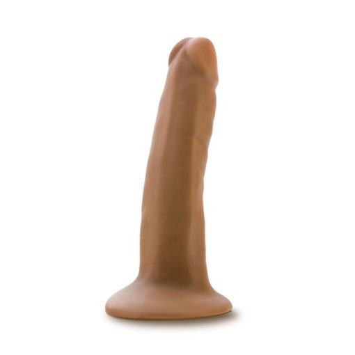 Dr. Skin Silicone Dr. Lucas Realistic 5 In. Posable Dildo Tan - Image 3