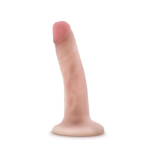 Dr. Skin Silicone Dr. Lucas Realistic 5 In. Posable Dildo Beige - Image 2