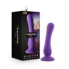 Impressions Ibiza Rechargeable Silicone 7.75 In. Vibrating Dildo With Suction Cup Plum