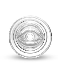 M For Men All Nighter Glow In The Dark Textured Stroker Clear