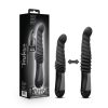 Temptasia Lazarus Rechargeable 10 In. Silicone Thrusting Dildo Black
