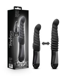 Temptasia Lazarus Rechargeable 10 In. Silicone Thrusting Dildo Black