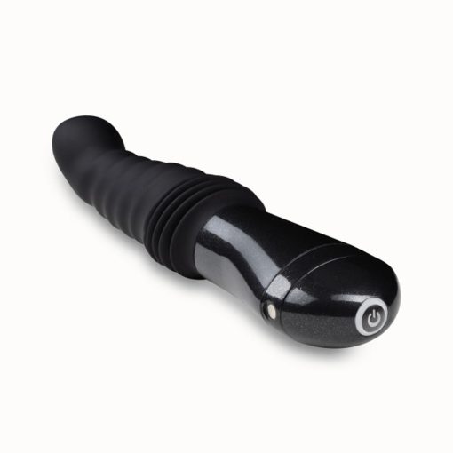 Temptasia Lazarus Rechargeable 10 In. Silicone Thrusting Dildo Black - Image 3