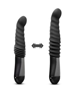Temptasia Lazarus Rechargeable 10 In. Silicone Thrusting Dildo Black