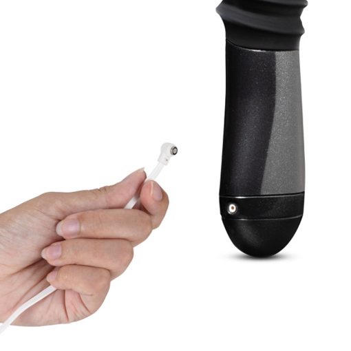 Temptasia Lazarus Rechargeable 10 In. Silicone Thrusting Dildo Black - Image 8