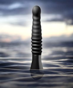 Temptasia Lazarus Rechargeable 10 In. Silicone Thrusting Dildo Black
