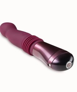 Temptasia Trixie Rechargeable 10 In. Silicone Thrusting Dildo Wine