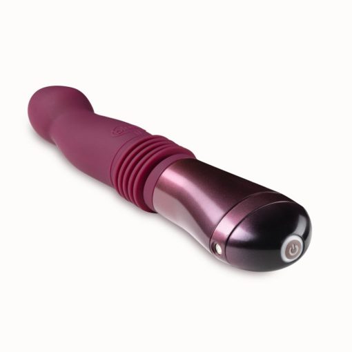 Temptasia Trixie Rechargeable 10 In. Silicone Thrusting Dildo Wine - Image 3