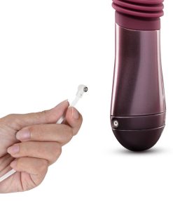 Temptasia Trixie Rechargeable 10 In. Silicone Thrusting Dildo Wine