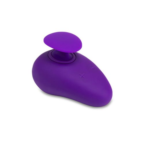 Wellness Palm Sense Rechargeable Silicone Vibrator Purple - Image 3