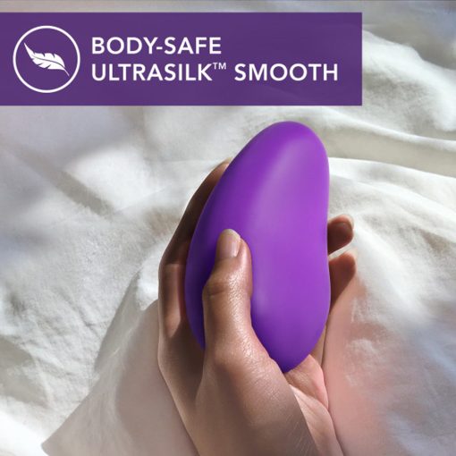 Wellness Palm Sense Rechargeable Silicone Vibrator Purple - Image 6