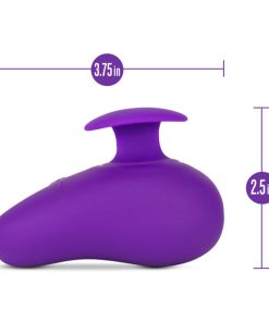 Wellness Palm Sense Rechargeable Silicone Vibrator Purple