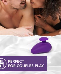 Wellness Palm Sense Rechargeable Silicone Vibrator Purple