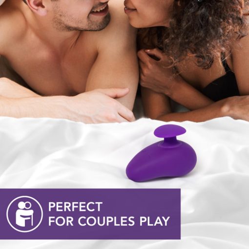 Wellness Palm Sense Rechargeable Silicone Vibrator Purple - Image 9