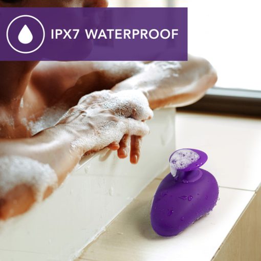 Wellness Palm Sense Rechargeable Silicone Vibrator Purple - Image 12