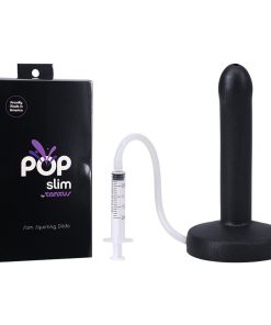 Tantus Pop Slim Squirting Dildo Midnight