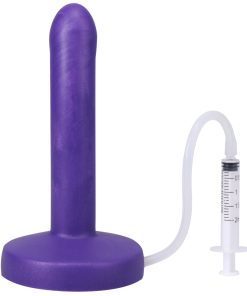Tantus Pop Slim Squrting Dildo Indiglow