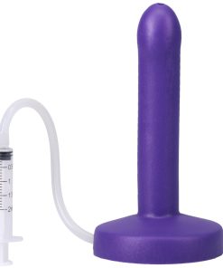 Tantus Pop Slim Squrting Dildo Indiglow