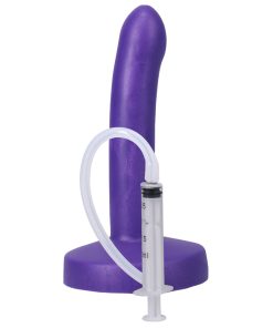 Tantus Pop Slim Squrting Dildo Indiglow