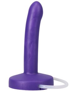 Tantus Pop Slim Squrting Dildo Indiglow