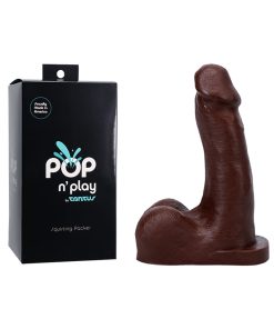 Tantus Pop N' Play Squirting Packer Espresso