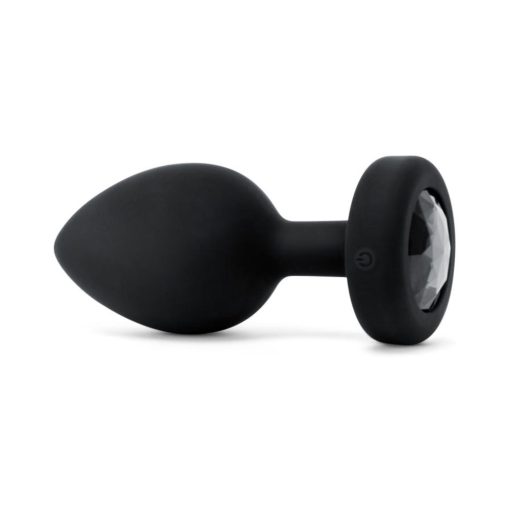B-Vibe Vibrating Jewel Rechargeable Remote-Controlled Anal Plug With Gem Base Black Diamond Xxl - Image 3