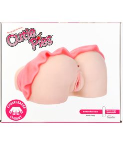 Cutiepies Cheerleader Cherry Doggystyle Dual Entry Vagina & Ass Masturbator Beige