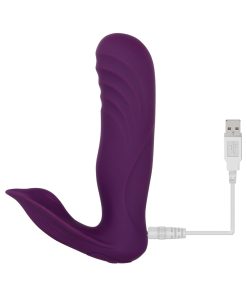 Gender X Velvet Hammer Rechargeable Remote-Controlled Thumping Thrusting Dual Stimulator Purple