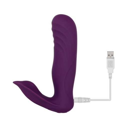 Gender X Velvet Hammer Rechargeable Remote-Controlled Thumping Thrusting Dual Stimulator Purple - Image 3