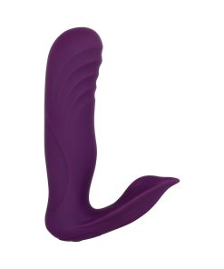 Gender X Velvet Hammer Rechargeable Remote-Controlled Thumping Thrusting Dual Stimulator Purple