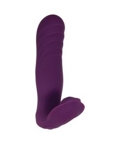 Gender X Velvet Hammer Rechargeable Remote-Controlled Thumping Thrusting Dual Stimulator Purple