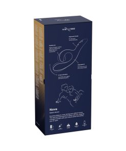 We-Vibe Nova 2 Rechargeable Flexible Silicone Rabbit Vibrator Midnight Blue