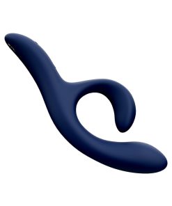 We-Vibe Nova 2 Rechargeable Flexible Silicone Rabbit Vibrator Midnight Blue