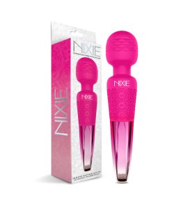 Nixie Rechargeable Wand Massager Pink Ombre Metallic