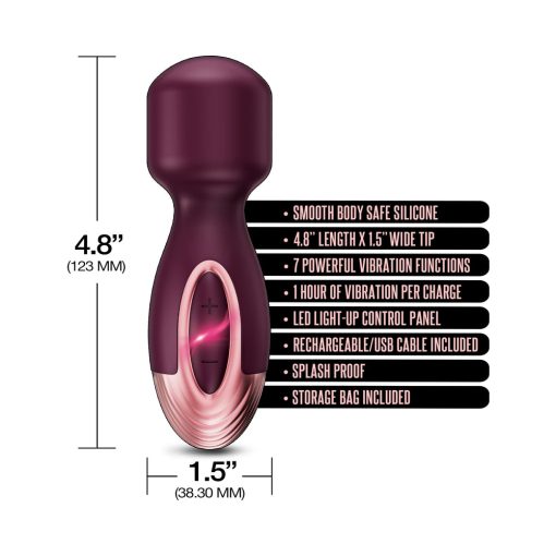 Zola Rechargeable Silicone Mini Wand - Image 4
