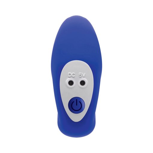 Gender X Beaded Pleasure Rechargeable Remote-Controlled Vibrating Silicone Probe Vibrator Blue - Image 10