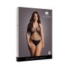 Le Desir Strappy Lace Teddy Black Queen Size