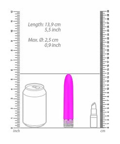Luminous Eleni 10-Speed Slimline Vibrator Fuchsia