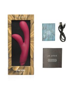 Je Joue Hera – Soft Silicone Rechargeable Rabbit Vibrator (Fuchsia)