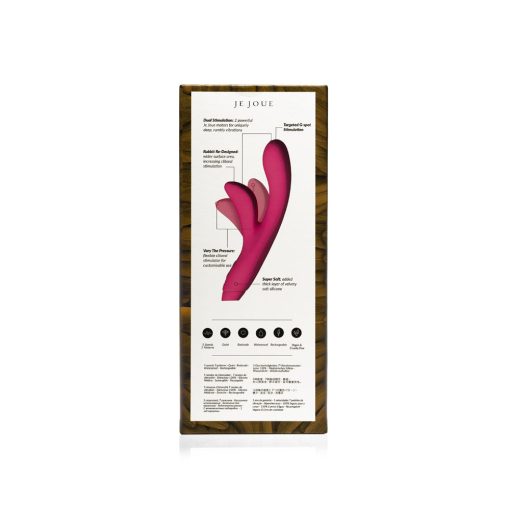 Je Joue Hera – Soft Silicone Rechargeable Rabbit Vibrator (Fuchsia) - Image 7