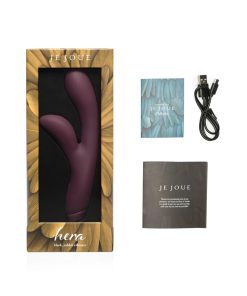 Je Joue Hera Rechargeable Silicone Rabbit Vibrator Purple