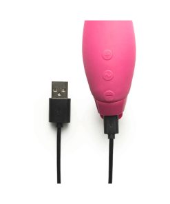 Je Joue Juno Rechargeable Silicone G-Spot Vibrator Fuchsia