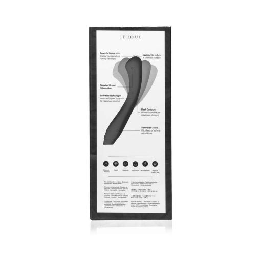 Je Joue Juno Flex Rechargeable Flexible Silicone G-Spot Vibrator Black - Image 5