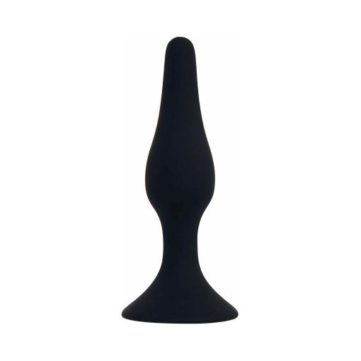 Curve Toys Rooster Alpha Advanced Silicone Anal Plug With Suction Cup Black - Image 2