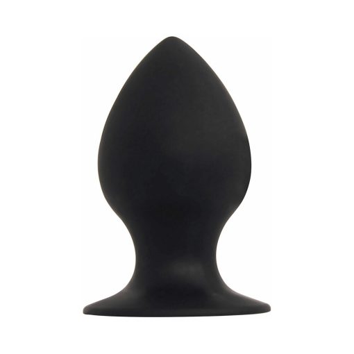 Curve Toys Rooster Daddy-O Large Silicone Anal Plug With Suction Cup Black - Image 2